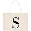 a tote bag with the letter s on it