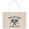 a bag with a tennis racket on it