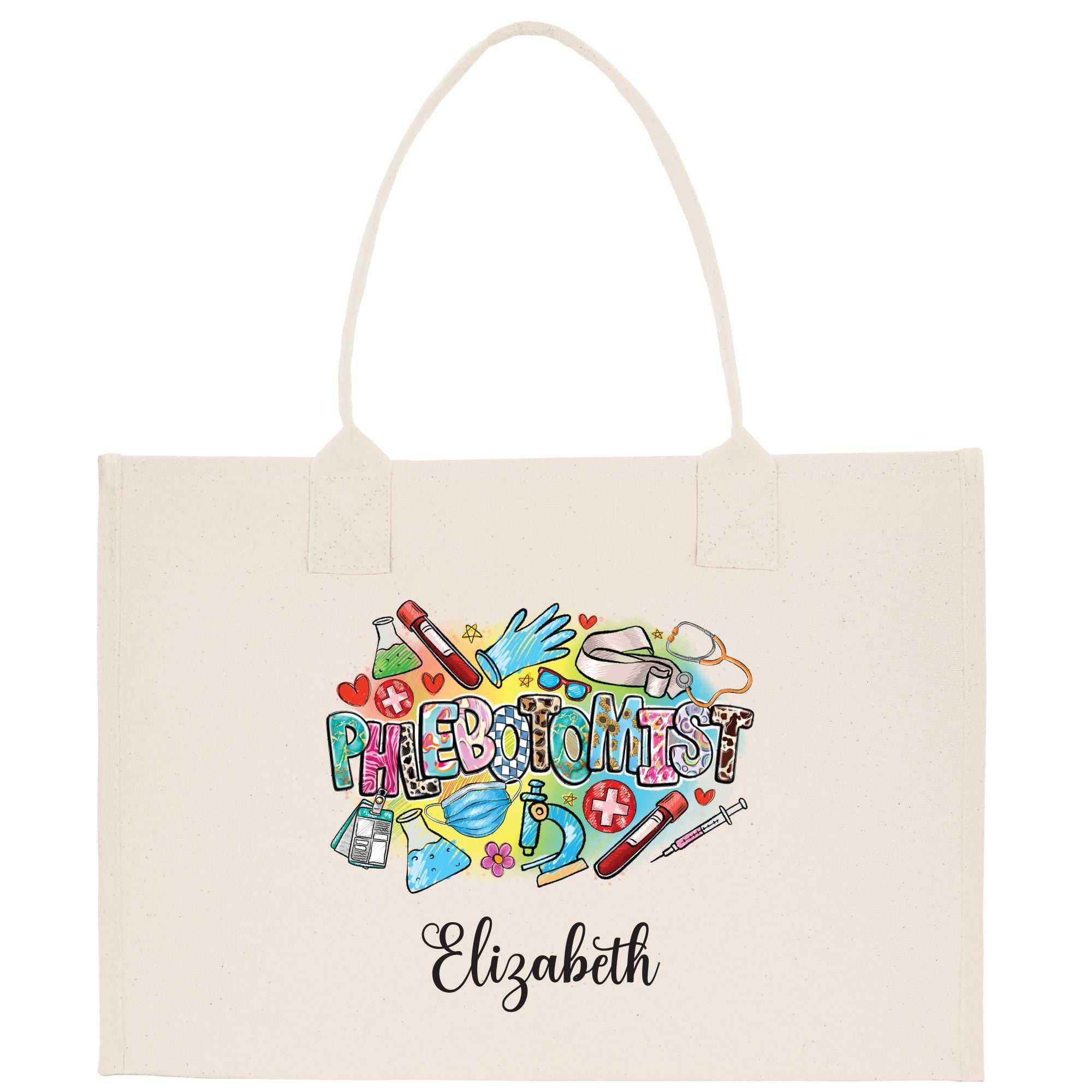 a tote bag with the words pre school on it