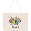 a tote bag with the words pre school on it