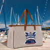 a bag with a picture of a boat on it