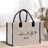 a bag that says charlotte bride on it