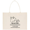 a white bag with a logo on it