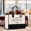 A large tote bag with a printed design on it, featuring a message that says "God says you are Ashley".