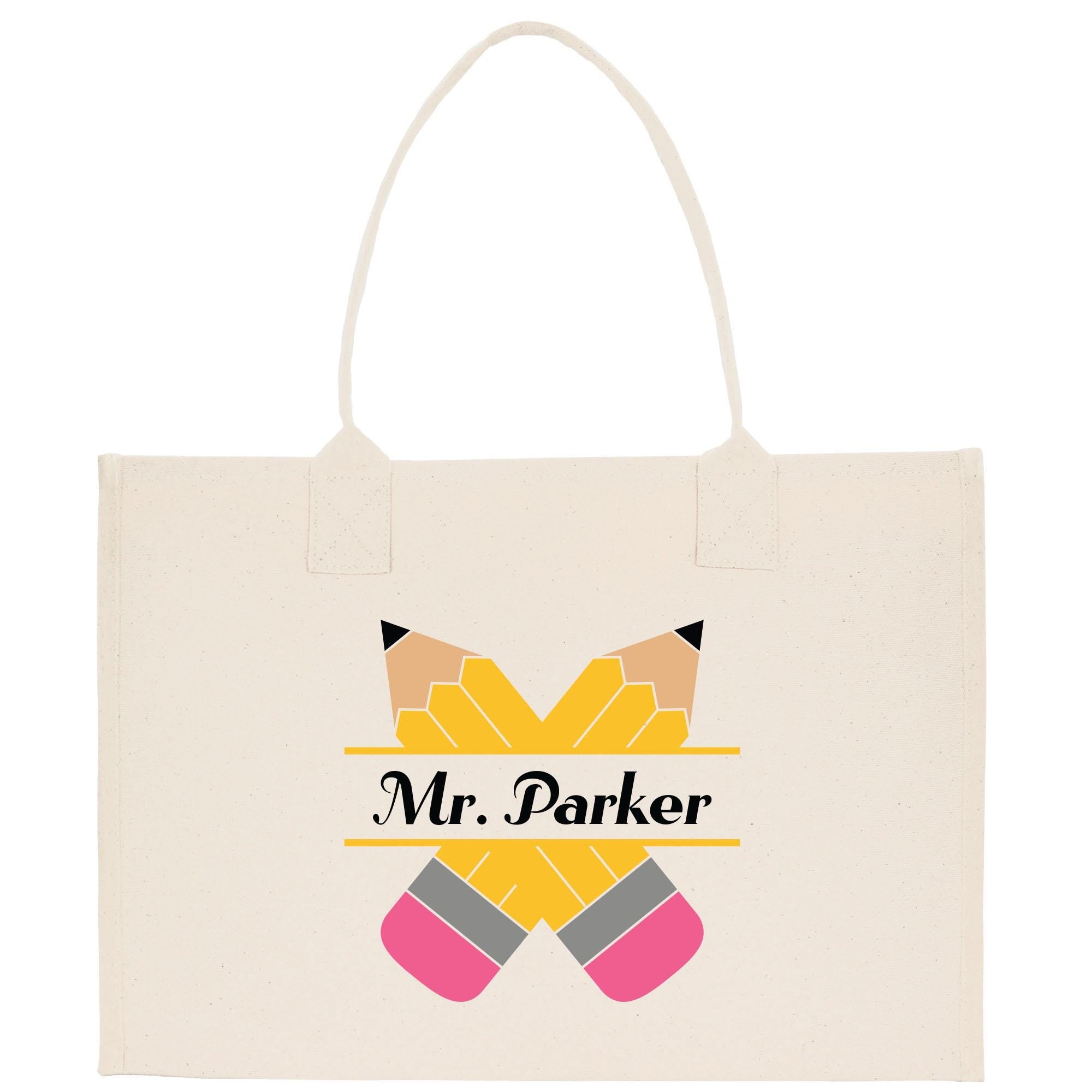 a tote bag with a picture of a pair of shoes on it