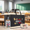 a reebca lunch bag with a reebca bottle next to it