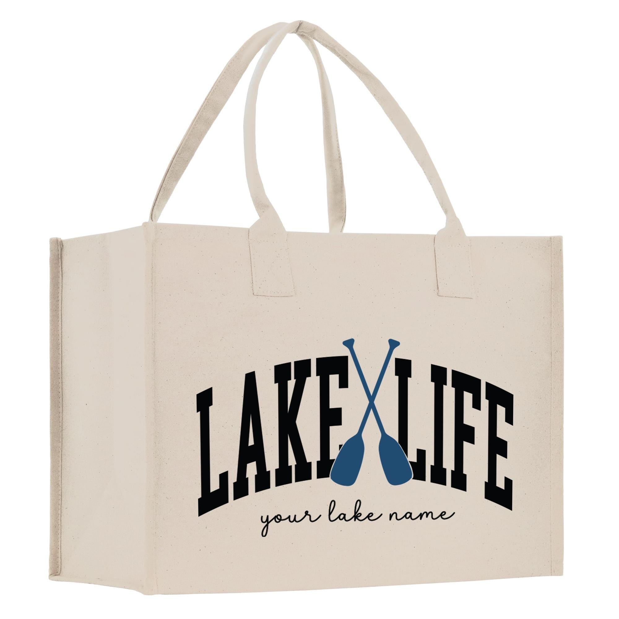 a white bag with a pair of paddles on it