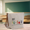 a canvas bag with the words mrs parlor on it