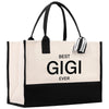 a black and white bag with the words best gig ever