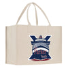 a bag with a cruise ship on it