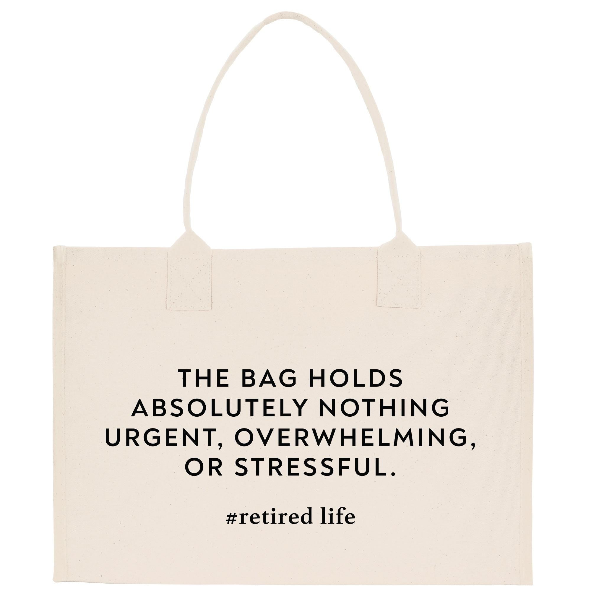 a white bag with a quote on it