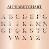 a font that is in the shape of a flower
