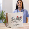a nurse is holding a nurse survival kit