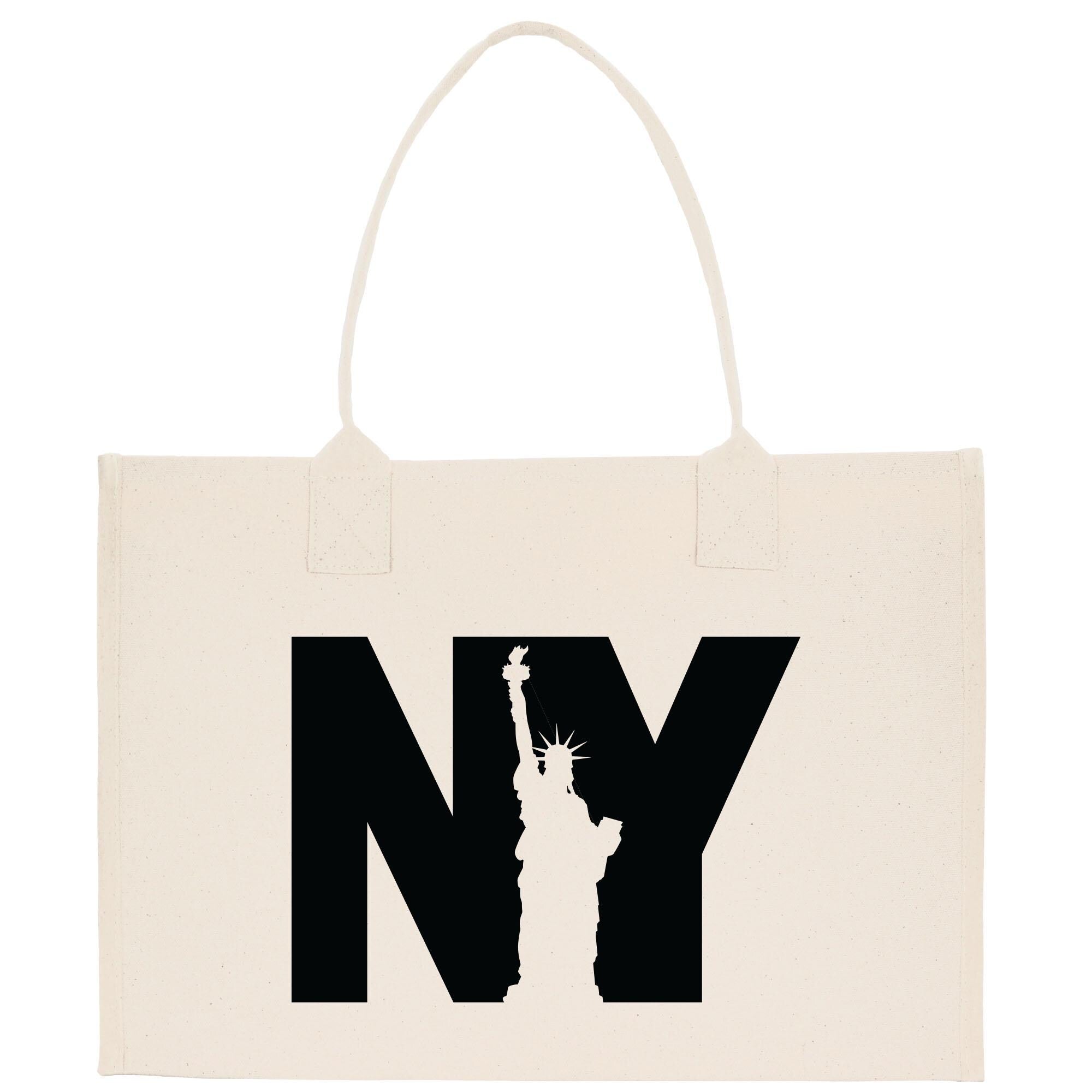 a bag with the statue of liberty on it