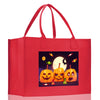 Halloween Trick or Treat Tote Bag Halloween Tote Bag for Kids Halloween Gift Halloween Candy Bag Halloween Doodles Cute Canvas Tote Bag