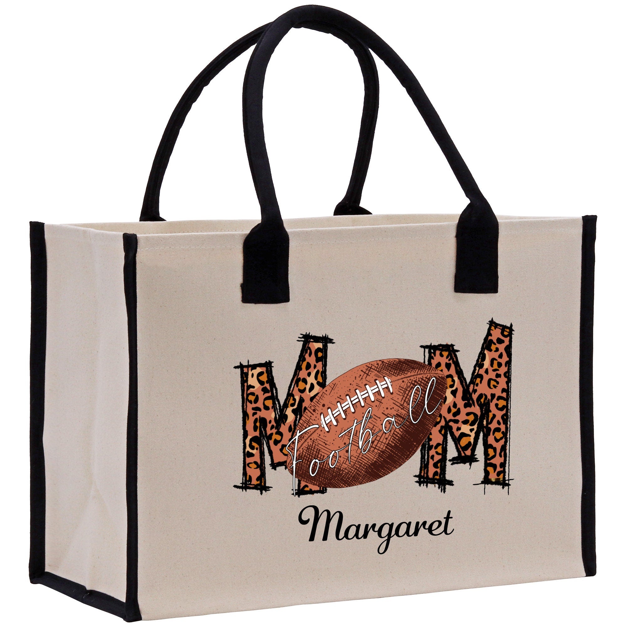 a bag with a football on it that says happy mother&#39;s day