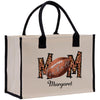 a bag with a football on it that says happy mother's day