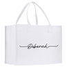 a white shopping bag with the word deosarn on it