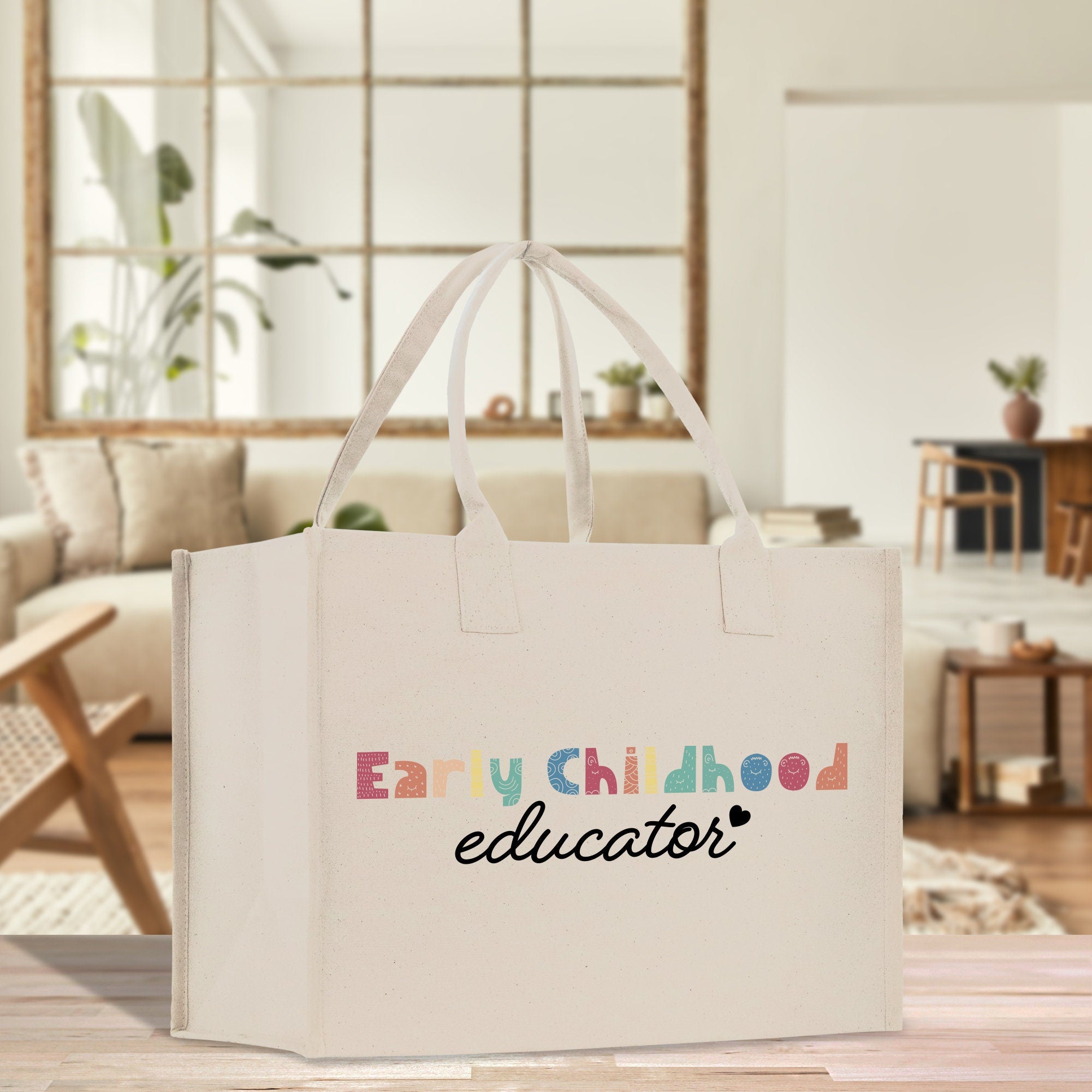 a white bag with the words earthchool on it