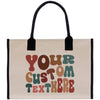 a tote bag with the words you're mom, custo, and