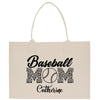 a bag with a baseball mom on it