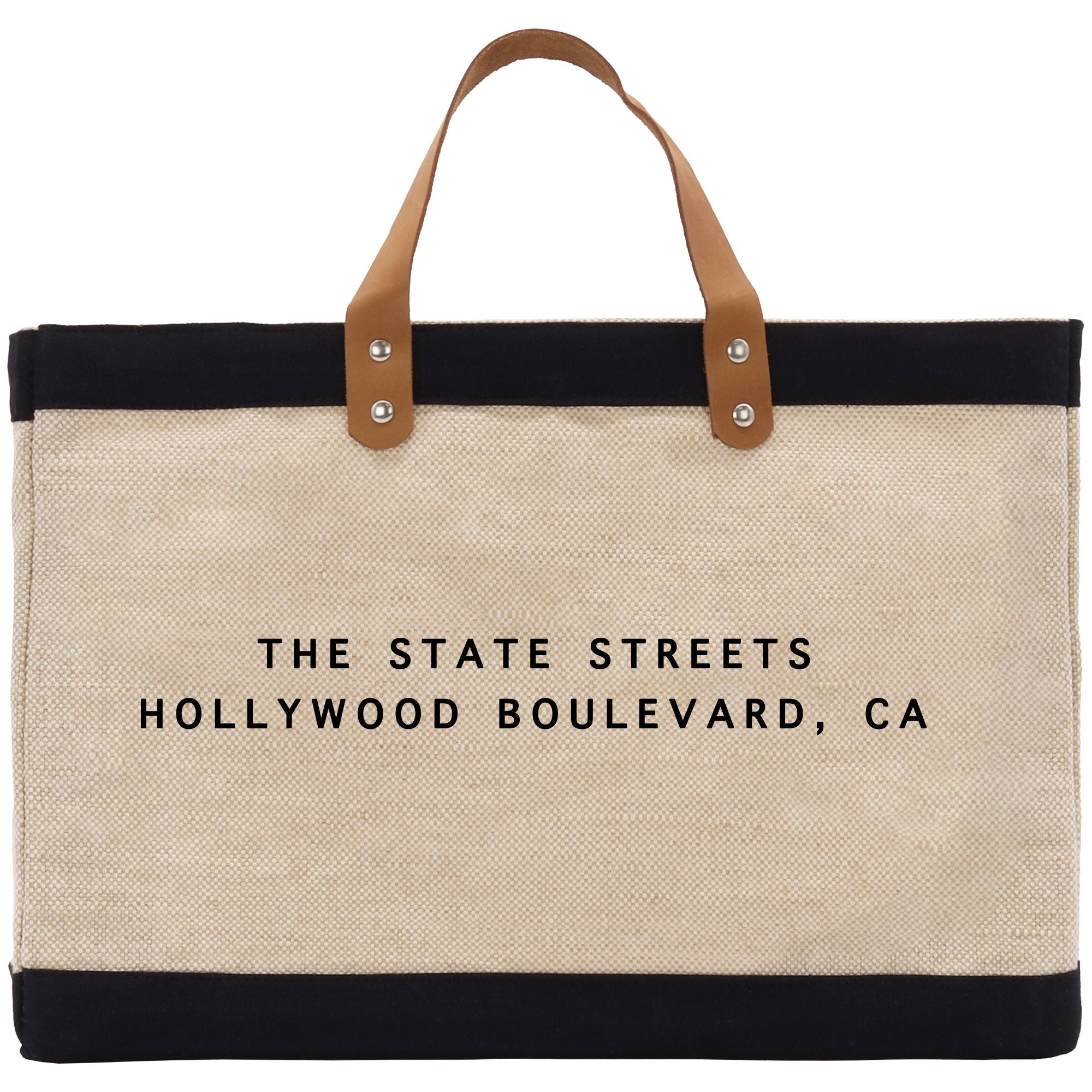 the state streets hollywood boulevard canvas tote bag