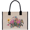 a canvas bag with the words mama on it