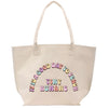 a white tote bag with the words good day tote on it