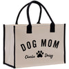 a dog mom bag with a dog's paw on it