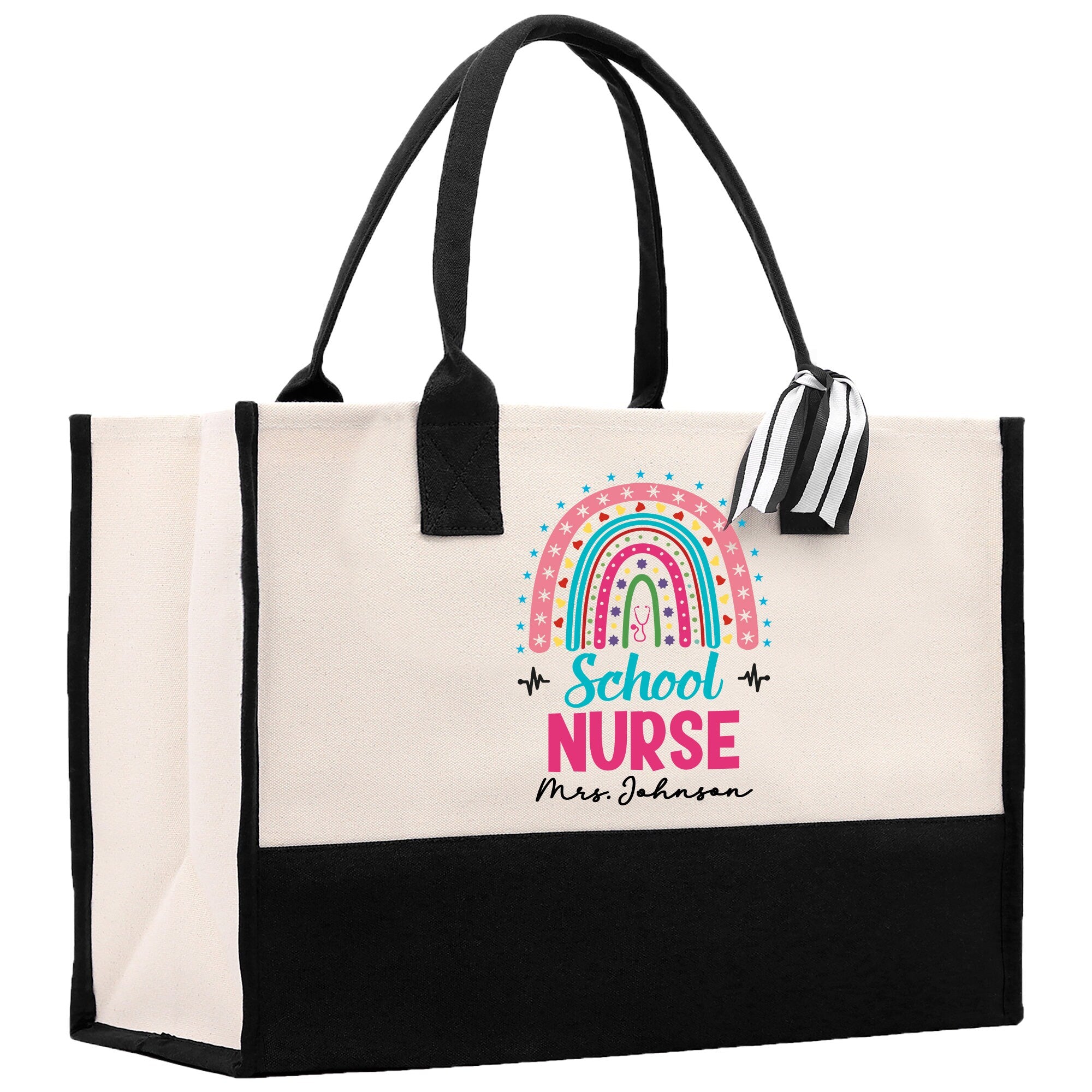 School Nurse Personalized Tote Bag Nurse Gift Registered Nurse Tote RN Tote RN Gift Future Nursing Student Gift Nurse Graduation Gift