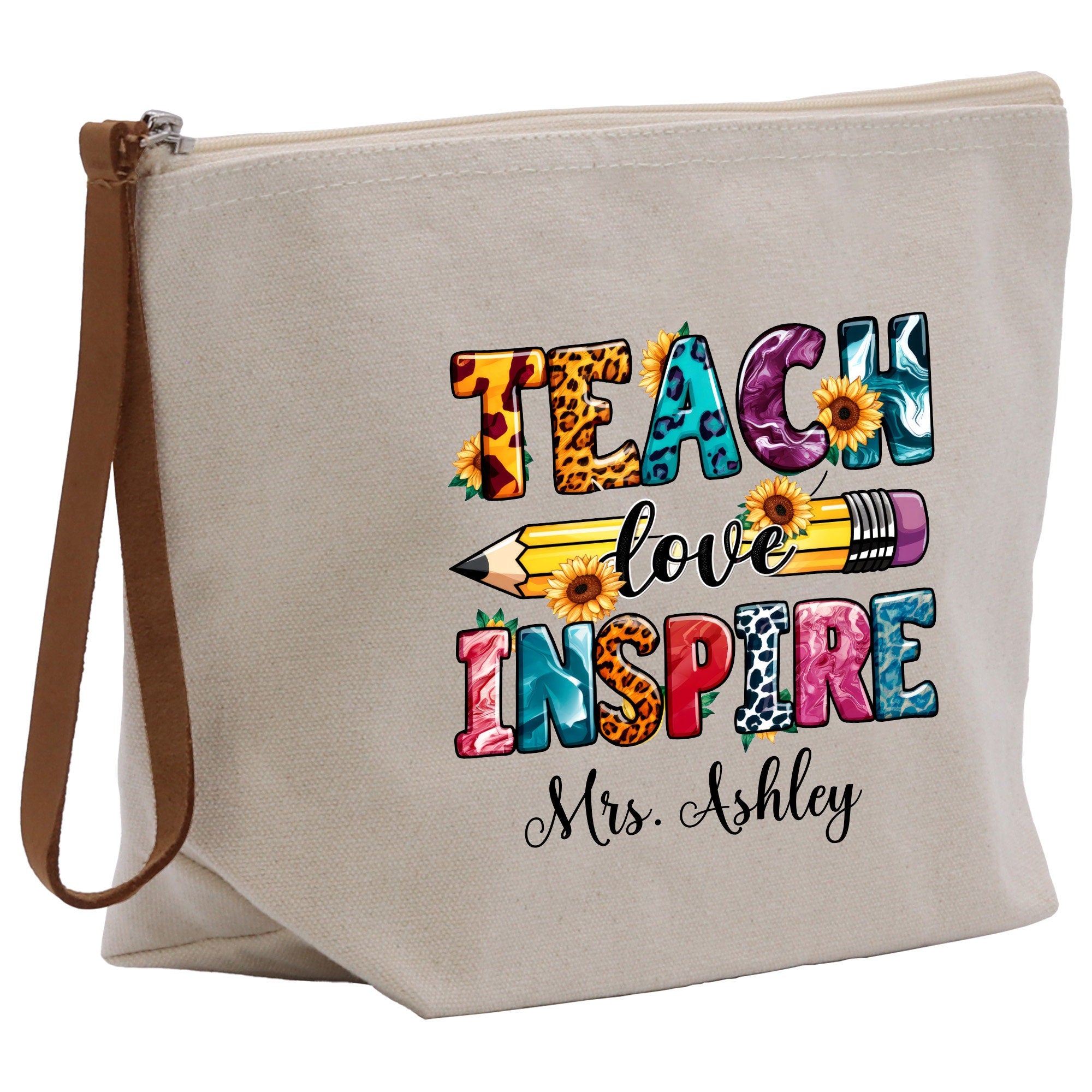 a canvas bag with a message on it