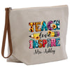 a canvas bag with a message on it