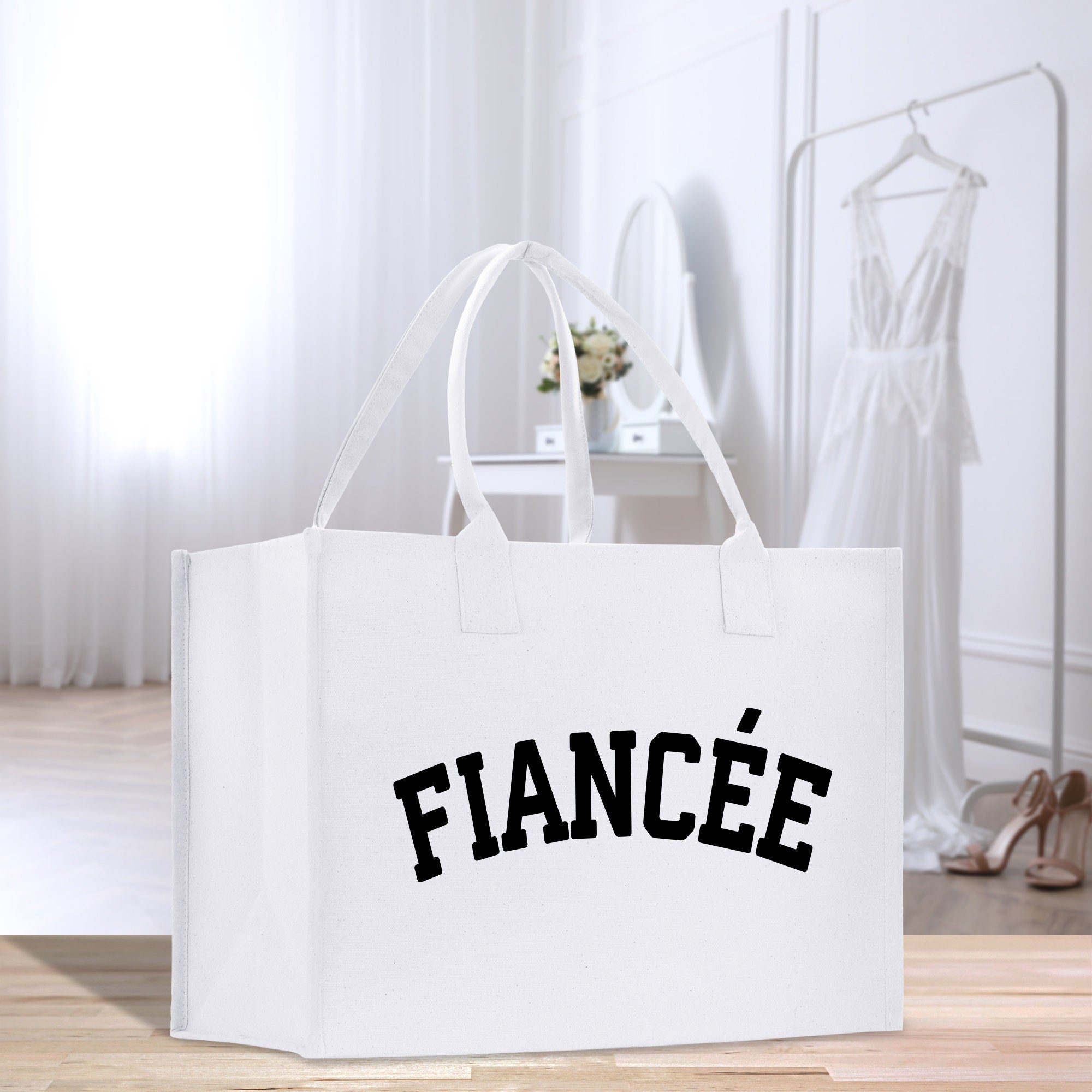 a white bag with the word france printed on it