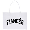 a white bag with the word france printed on it