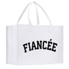 a white bag with the word france printed on it