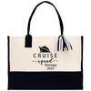 a black and white bag with a cruise logo on it