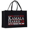 a black shopping bag with the words kaala hars 24 let's finish