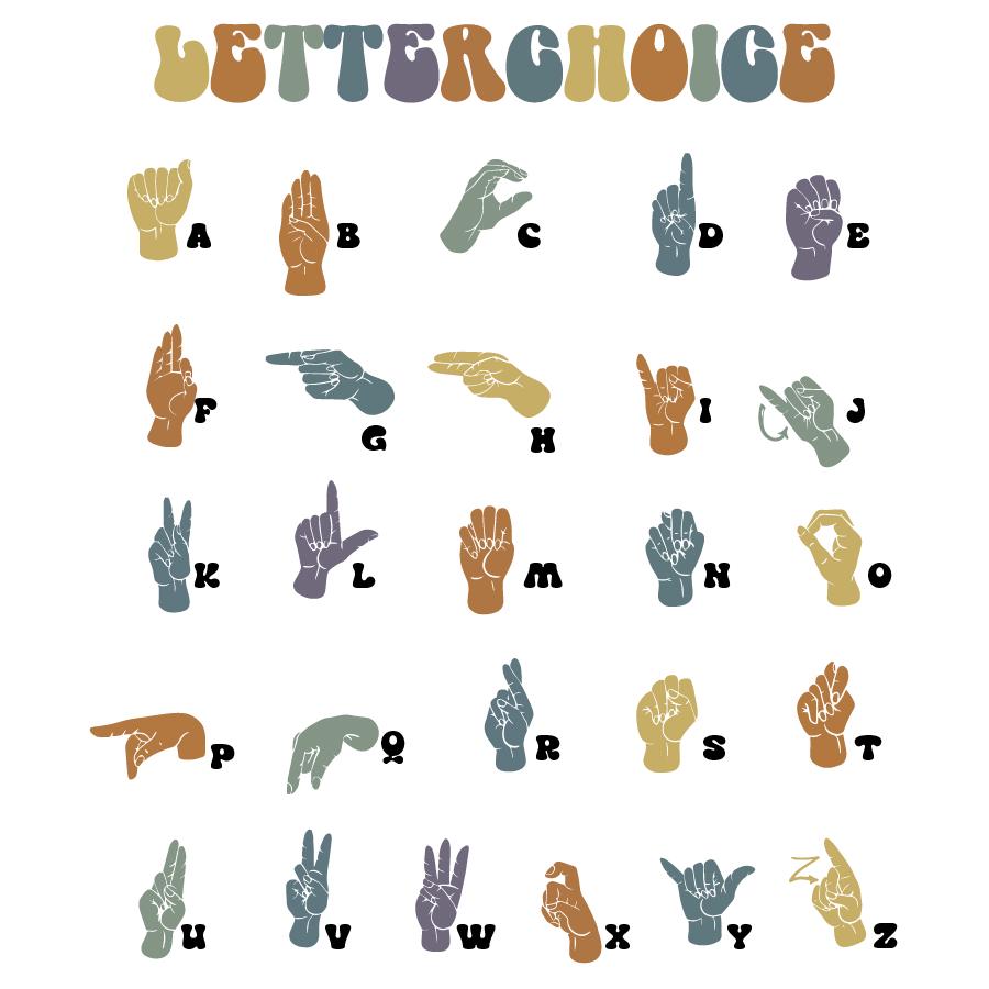 a poster with different types of hand gestures