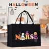 a black bag with the word nurse on it