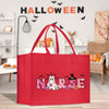 a red bag with the word nurse on it