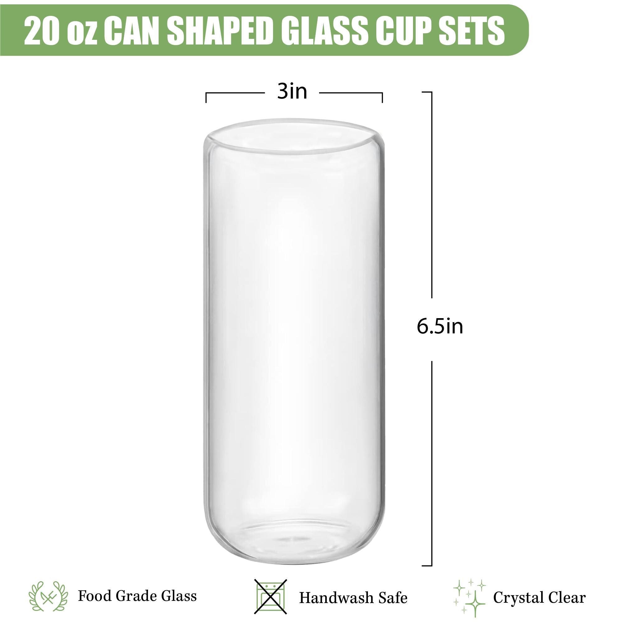 a clear glass cup with measurements for each cup