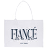 a white shopping bag with the word france printed on it