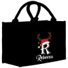 a black bag with reindeer antlers on it