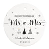 a personalized christmas ornament with a christmas tree