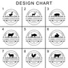 a black and white image of a design chart