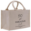 a white shopping bag with the words fabulous printed on it