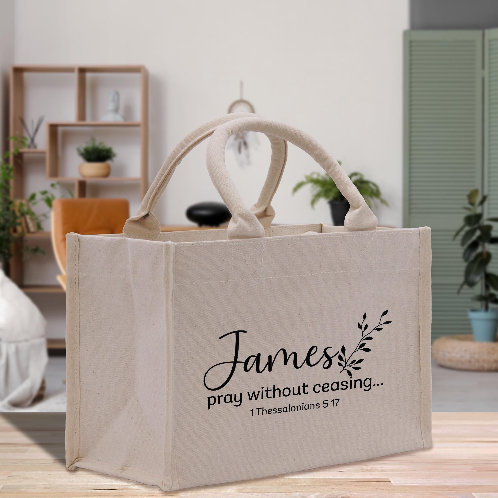 a bag sitting on top of a wooden table