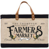 a tote bag with the words farmer's market on it