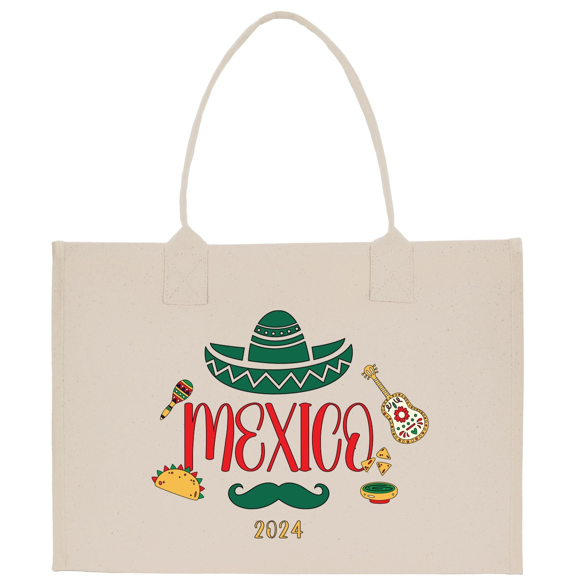 a tote bag with the words mexico on it