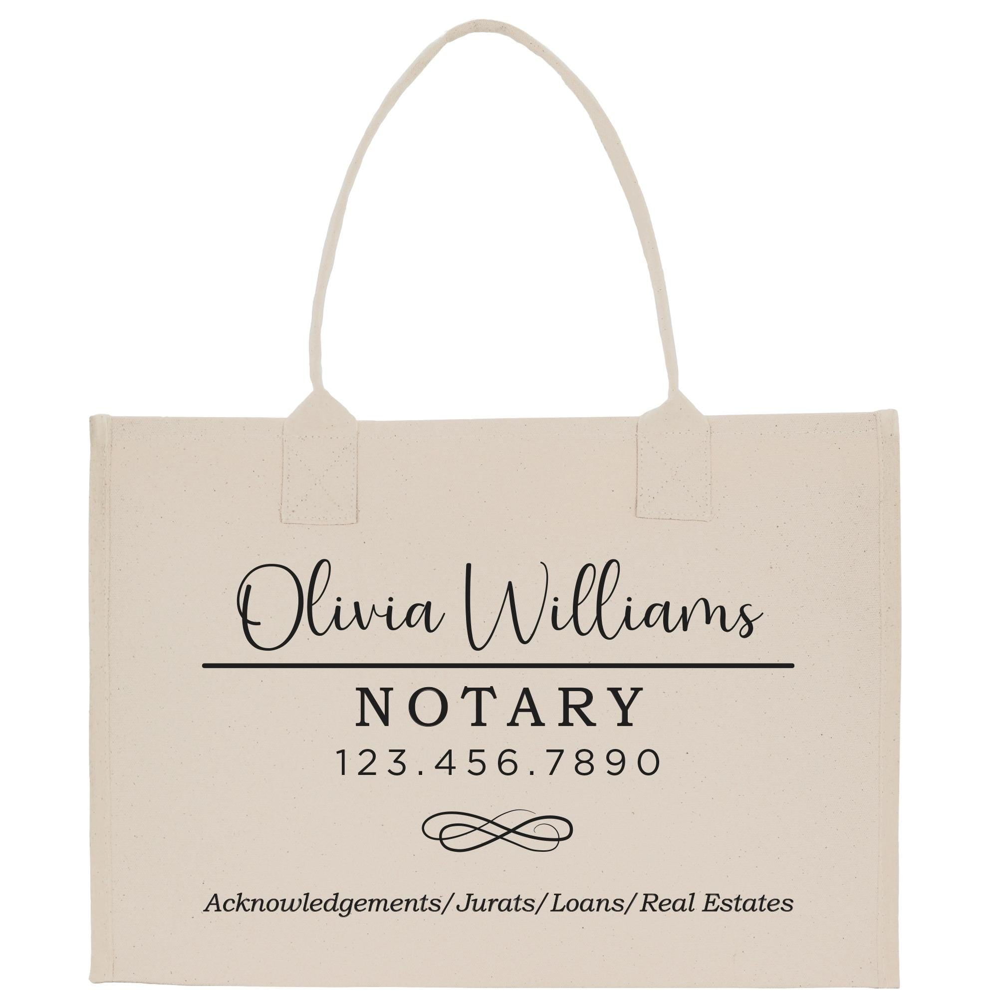 a bag with a name and address on it